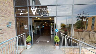 Indgangsparti til Vildbjerg Sports- og Kulturcenter